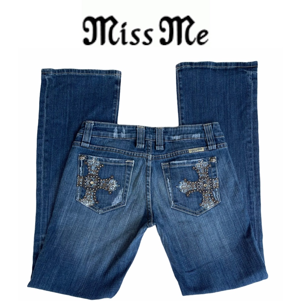 Miss Me Embellished Cross Jeans Size 28 Women’s
